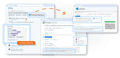 Meetical for Jira (Schedule Meetings, Outlook, Google) for Atlassian — screenshot