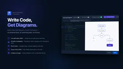 Mermaid Diagrams & Templates for Confluence for Atlassian — screenshot