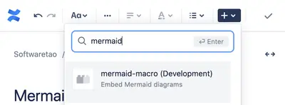Mermaid Macro for Confluence for Atlassian — screenshot