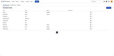 Metadata for Confluence Cloud for Atlassian — screenshot