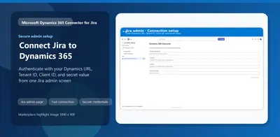Microsoft Dynamics 365 Connector for Jira for Atlassian — screenshot