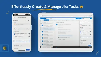 Microsoft Outlook for Jira for Atlassian — screenshot