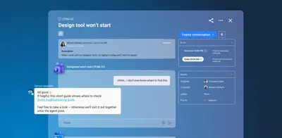 Microsoft Teams for Jira & JSM for Atlassian — screenshot