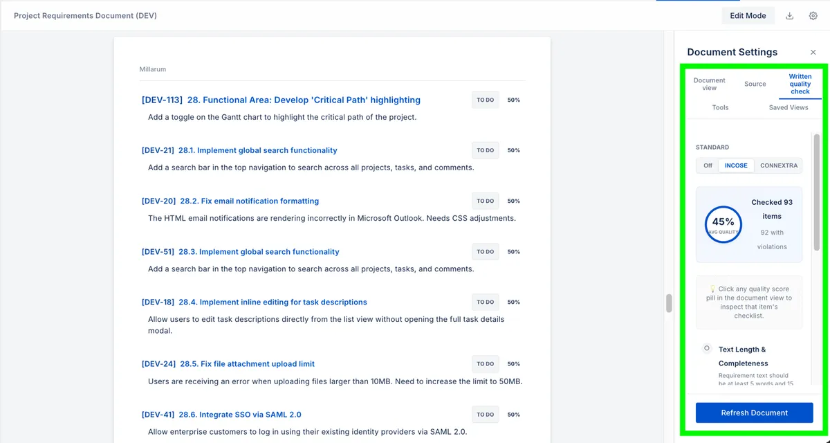 Millarum PRD — screenshot from the Atlassian Marketplace listing