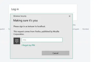 mO WebAuthn - Passwordless login for Confluence for Atlassian — screenshot