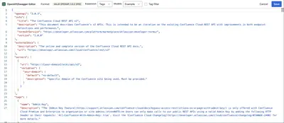 Modern OpenAPI (Swagger) Integration for Confluence for Atlassian — screenshot