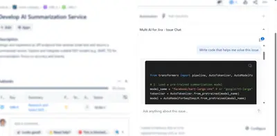 🤖 Multi AI for Jira for Atlassian — screenshot