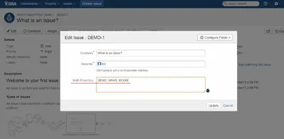 Multi Project Picker for Atlassian — screenshot