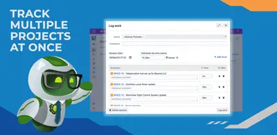 Multi Time Tracker - Time Tracking & Daily Reporting for Atlassian — screenshot