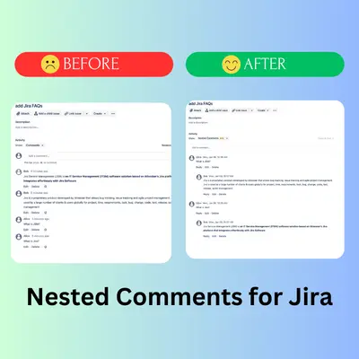 Nested Comments for Jira for Atlassian — screenshot