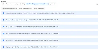 NetBrain Automation Integration for Atlassian — screenshot