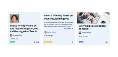 News Board Lite for Atlassian — screenshot