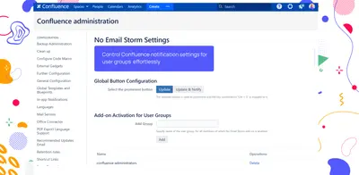 No Email Storm for Atlassian — screenshot