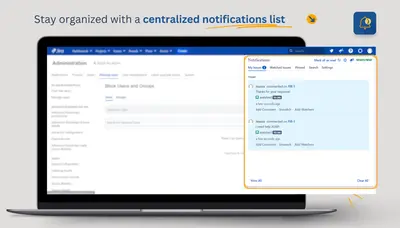 Notifications in Jira (Desktop and Icon Alerts) for Atlassian — screenshot