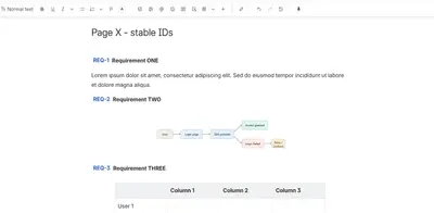 Numbering Suite for Confluence for Atlassian — screenshot