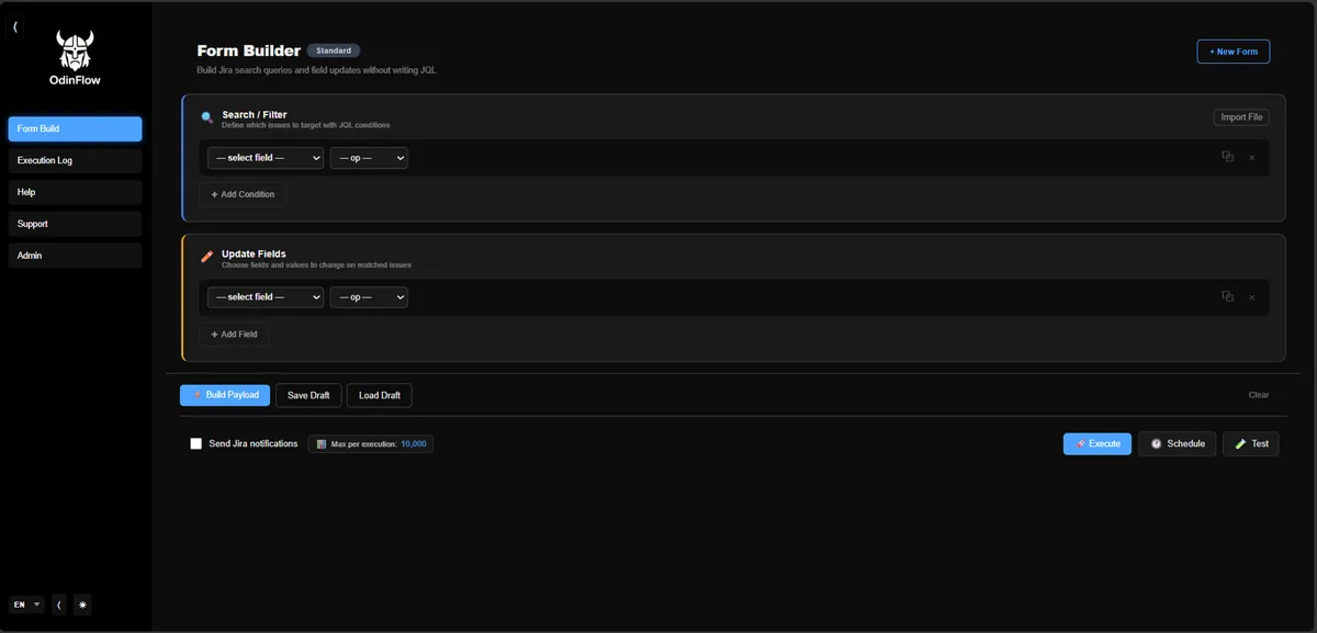 OdinFlow — screenshot from the Atlassian Marketplace listing
