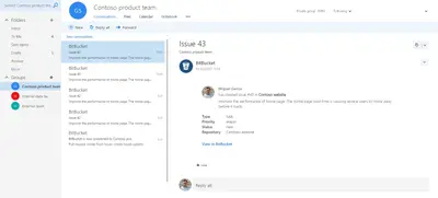 Office 365 Connector for Atlassian — screenshot