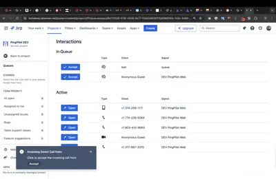 Omni-Channel for Jira Service Management for Atlassian — screenshot