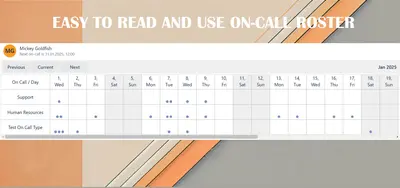 On-Call Scheduler For Jira for Atlassian — screenshot