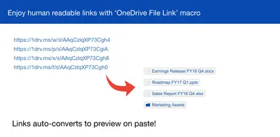 OneDrive & SharePoint for Confluence for Atlassian — screenshot