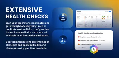 Optimizer for Jira (Health Checks & Cleanup) for Atlassian — screenshot