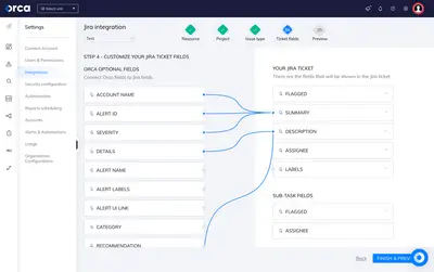 Orca Security for Atlassian — screenshot