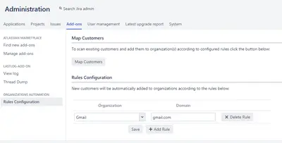 Organizations Automation for Atlassian — screenshot