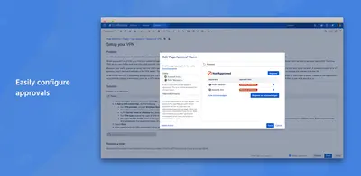 Page Approval for Confluence for Atlassian — screenshot