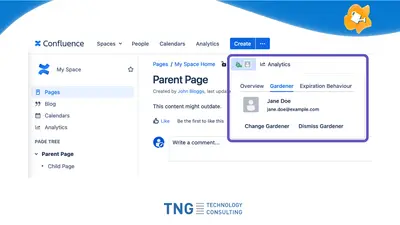 Page Gardener Companion for Confluence for Atlassian — screenshot