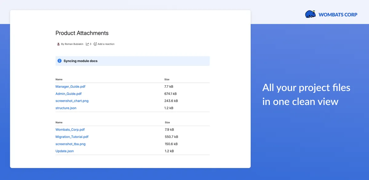 Page Information Macro — screenshot from the Atlassian Marketplace listing