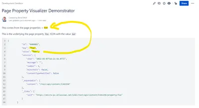 Page Property Visualizer for Atlassian — screenshot