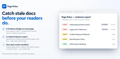 Page Pulse for Atlassian — screenshot