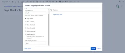 Page Quick Info for Atlassian — screenshot