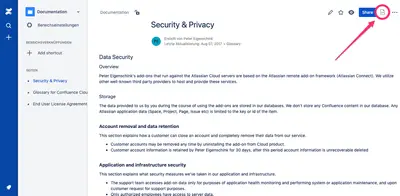 Page Source Editor for Confluence Cloud for Atlassian — screenshot