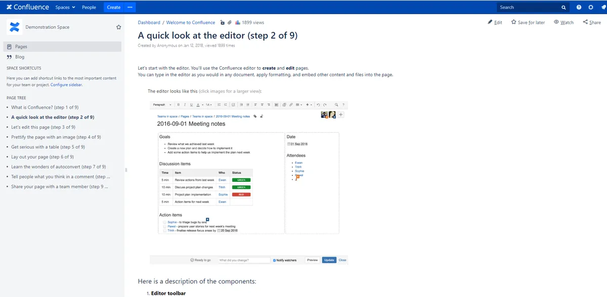 Page Views — screenshot from the Atlassian Marketplace listing