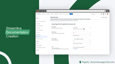 Pageify for Jira (Automate Pages) for Atlassian — screenshot