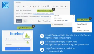 PassMan - store and manage encrypted passwords in Jira for Atlassian — screenshot