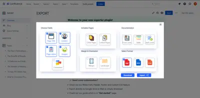 PDF exporter, HTML and Word exporter for Confluence Cloud for Atlassian — screenshot