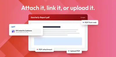 PDF for Confluence (Import & Embed Documents) for Atlassian — screenshot