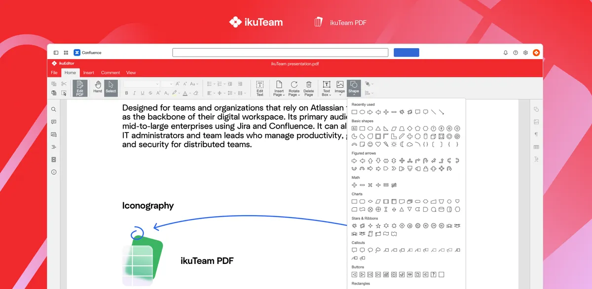 PDF — screenshot from the Atlassian Marketplace listing