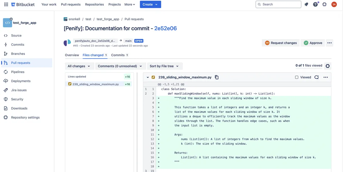 Penify — screenshot from the Atlassian Marketplace listing