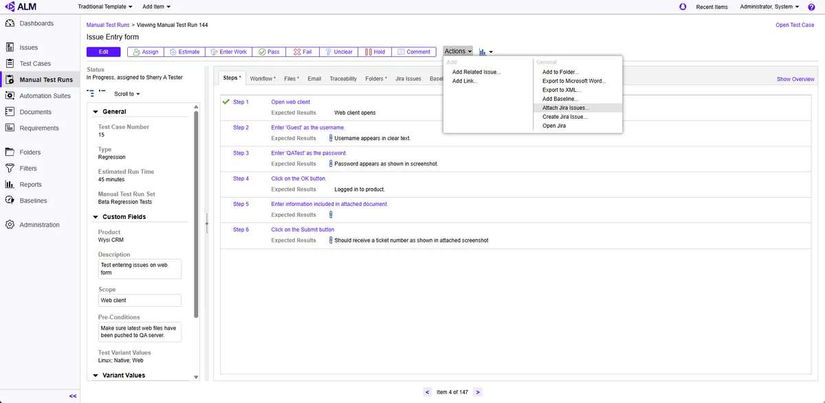 Perforce ALM for Jira — screenshot from the Atlassian Marketplace listing