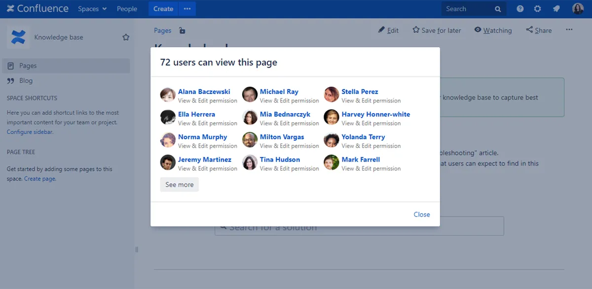 Permission Helper — screenshot from the Atlassian Marketplace listing