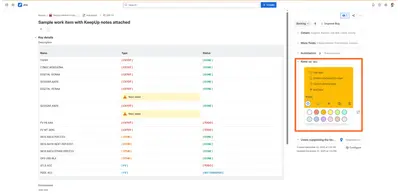 Personal Notes & Todos for Atlassian — screenshot