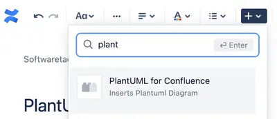 PlantUML Macro for Confluence for Atlassian — screenshot