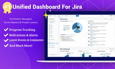 Pm Overview - Scrum product and project management Dashboard for Atlassian — screenshot