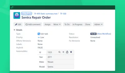 Power Database Fields for Atlassian — screenshot