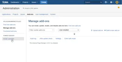 Power Groovy for Jira for Atlassian — screenshot