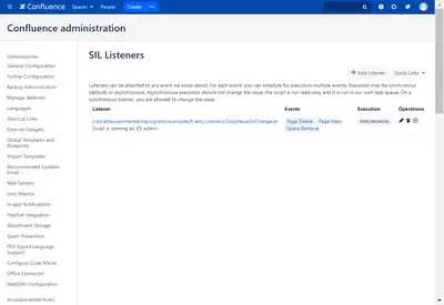 Power Scripts for Confluence for Atlassian — screenshot