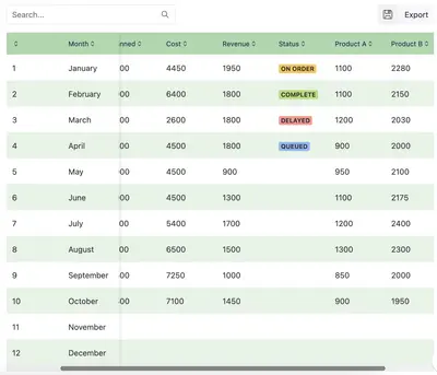 Power Tables for Confluence for Atlassian — screenshot